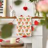 Cute Fruit Hand Towel Set of 2 Floral Bath Towels Soft Peach Fingertip Face Towel for Bathroom Kitchen Hotel Spa Decor Gift 24 x 16 Inches view 4