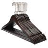 Coat Hangers Wooden 20 Pack, Non Slip with Crossbar 360 Rotatable Hook Cloth Hangers for Suits, Sweaters, Dresses, Pants (Color : E, Size : 40x23x1.2cm) view 1