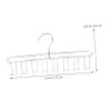 PRETYZOOM Multiple Hooks Stainless Steel Hanger for Coats Bras Scarves Heavy Duty Space Saving Design for Closet Organization and Efficient Storage Hook Capacity view 2