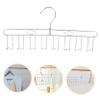 PRETYZOOM Multiple Hooks Stainless Steel Hanger for Coats Bras Scarves Heavy Duty Space Saving Design for Closet Organization and Efficient Storage Hook Capacity view 3