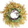 Spring Wreath Festival Wreath Artificial Plant Wreath Front Door Hanging Ornament Spring Summer Wreaths for Wedding Spring Festival Garden Party Home Decor view 1