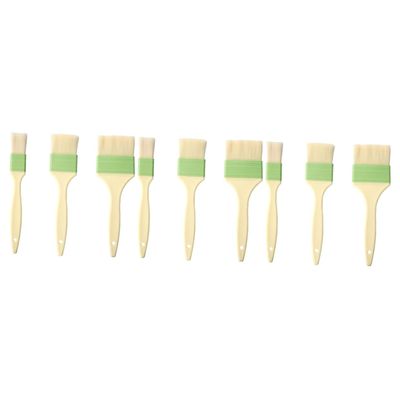 PRETYZOOM 9pcs Cooking Grease Brush Basting Brush for Barbecue Oil for Cooking Butter Pastry Small Medium Large