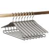 HomeLoft Basics Premium Aluminum Alloy Gold Hangers 20 Pack, Non Slip Wide Shoulder Space Saving Coat Hangers for Sweaters, Coat, Jackets, Pants, Shirts, Dresses (Color : Gray) view 1