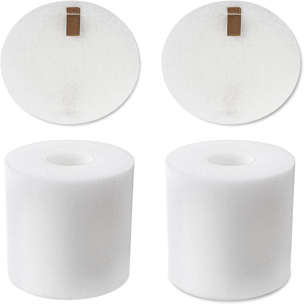 2 sets of replacement foam & felt filters for Shark Rotator Pro NV500 NV500CO NV501 NV502 NV503 NV500W NV550 UV560 NV642 Part #XFF500