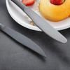 Black Silverware Set for 10 Luxury Beautifully Gloss Black Handle Flatware Set 40 Pieces Elegant Tableware Set 18/10 Stainless Steel Cutlery Utensil Sets for Home Restaurant Mirror Finish view 4