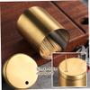 Hintyne Toothpick Holder Dispenser Toothpick Holder, 2PCS Stainless Steel Toothpick Dispenser, Large Capacity Thickening Toothpick Holder Dispenser for Kitchen,Gold view 3