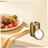 Hintyne Toothpick Holder Dispenser Toothpick Holder, 2PCS Stainless Steel Toothpick Dispenser, Large Capacity Thickening Toothpick Holder Dispenser for Kitchen,Gold view 4