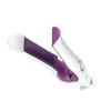 Beatifufu Heated Mini Hair Straightener Curler Dual Function Travel Styling Tool for All Hair Types Fast Design for Home Salon Use Purple view 1