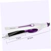 Beatifufu Heated Mini Hair Straightener Curler Dual Function Travel Styling Tool for All Hair Types Fast Design for Home Salon Use Purple view 2