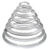 NILZA Turntable Bearing Aluminum 8" 12" 16" 20" 24" 32", Turntable Round Table Swivel Base Heavy Duty Lazy Susan Bearing for Kitchen Countertop, Pantry, Cabinet, Spices, Makeup, TV (Size : 80cm-32in view 4