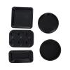 Bakeware Set Professional Carbon Steel Baking Pans Set with Cake Baking Pans Pizza Tray for Home Kitchen (Black) view 4