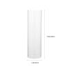 WRITWAA 4pcs Transparent Glass Candle Covers Cylinder Candle Shield for Home Decoration for Pillar and Tealight Elegant Design for and Centerpieces view 2