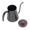 400ml Coffee Drip Kettle Stainless Steel Drip Coffee Pot Thin Mouth Pour Over Coffee Pot with Lid view 4