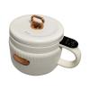 Bothyi Small Rice Cooker Electric Pot 1.6L Electric Cooker Personal Rice Maker Nonstick Noodle Cooker for 1-3 People Apartment Stews, Beige view 1