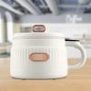 Bothyi Small Rice Cooker Electric Pot 1.6L Electric Cooker Personal Rice Maker Nonstick Noodle Cooker for 1-3 People Apartment Stews, Beige view 4