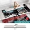 Eormoe Faucet Mat for Kitchen Sink  Diatomite Stone Drying Mat & Sink Protector, Prevent Moisture  Sink Splash Guard Water-Absorbing Stone Tray for Bathroom Counter (Light Grey,23.6" x 3.9") view 2