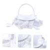 Hohopeti 1pc Handheld Flower Basket for Weddings Multi-purpose Girl Scatter Basket Design Lightweight Safe Material for Flower Girls Ceremony Decor view 2