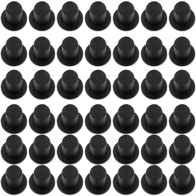 HomeLoft Basics Mini Christmas Top Hat Plastic Black Miniature Top Hat DIY Crafts for Party 50Pcs Professional