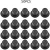 HomeLoft Basics Mini Christmas Top Hat Plastic Black Miniature Top Hat DIY Crafts for Party 50Pcs Professional view 3
