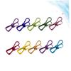 Beatifufu 50pcs Stainless Steel Colorful Clips Strong Multi-Purpose Utility Holders for Laundry Food Storage and Files Non-Slip Windproof view 4
