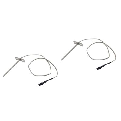 PRETYZOOM 2pcs Oven Temperature Probe Sensor Temperature Rod for BBQ Cooking Rated Oven Accessories for Meat Thermometer Use Silver Color