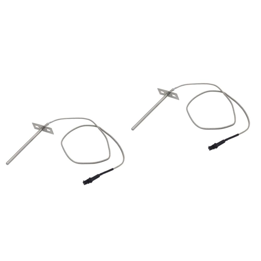 PRETYZOOM 2pcs Oven Temperature Probe Sensor Temperature Rod for BBQ Cooking Rated Oven Accessories for Meat Thermometer Use Silver Color
