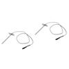 PRETYZOOM 2pcs Oven Temperature Probe Sensor Temperature Rod for BBQ Cooking Rated Oven Accessories for Meat Thermometer Use Silver Color view 1