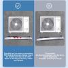 Air Conditioner Condensate Drain Pan, Outdoor Stainless Steel Universal Ac Drip Cushion Water Collecting Drainage Pan, for Window Ac and Mini Split Units (Color : 3P 92x44cm/36x17in) view 4