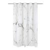 Bathroom Waterproof Polyester Fabric Marble Digital Printing Shower Curtain with Hookless Bathroom Bath Shower Curtains 39x79in(WxH)/100x200cm view 1