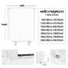 Bathroom Waterproof Polyester Fabric Marble Digital Printing Shower Curtain with Hookless Bathroom Bath Shower Curtains 39x79in(WxH)/100x200cm view 3