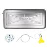 Air Conditioner Condensate Drain Pan, Outdoor Stainless Steel Universal Ac Drip Cushion Water Collecting Drainage Pan, for Window Ac and Mini Split Units (Color : 5P 100x47cm/93x18in) view 1