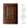 Lanest Housing Silk Satin Sheets, Twin Size Satin Bed Sheet Set with Deep Pockets, Cooling Soft and Hypoallergenic Satin Sheets Twin - Brown view 2