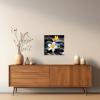 ZXHYWYM Zen Wall Art Frangipani with Spa Stone Picture Prints Meditation Canvas Paintings Yoga Bathroom Artwork Spiritual Wall Decor Framed (Picture-1, (28.00" x 28.00")) view 3