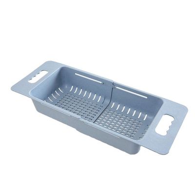 Adjustable Dish Drainer Sink Drain Basket Washing Vegetable Fruit Plastic Drying Rack Kitchen Accessories Organizer (Color : D) (C) (C)