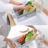 Adjustable Dish Drainer Sink Drain Basket Washing Vegetable Fruit Plastic Drying Rack Kitchen Accessories Organizer (Color : D) (C) (C) view 2