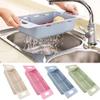 Adjustable Dish Drainer Sink Drain Basket Washing Vegetable Fruit Plastic Drying Rack Kitchen Accessories Organizer (Color : D) (C) (C) view 3
