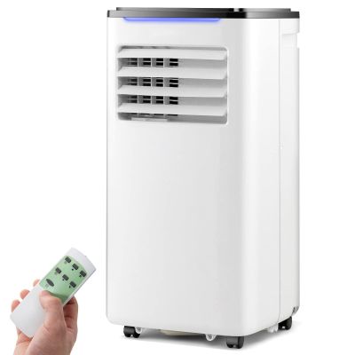 DORTALA Portable Air Conditioner 10000 BTU, 3 in 1 AC Cooling Unit with Cool, Fan, Dry & Sleep Mode, Window Kit Included, Standing Air Conditioner for Home, Apartment, Cools Rooms up to 350 Sq.Ft