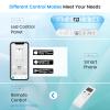 DORTALA 12000 BTU Portable Air Conditioner and Heater, 4-in-1 AC Unit with Dehumidifier, Heat, Cool, Fan, Standing AC with WiFi Smart App Control, 24H Timer, Remote Control, Cools up to 450 Sq. Ft view 4