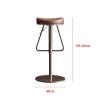 CHICKEN Bar Stool Bar Stool Light Luxury Bar Stool Household Swivel Chair Without Backrest Stainless Steel Liftable (56-82cm) Bar Chair Living Room Chairs (Color : B) view 3