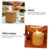Beatifufu 1pc Rattan Hand-Woven Tissue Box Natural Woven Organizer for Home Hotel Modern Minimalist Design for Living Room Bedroom and Desktop Decor view 4