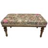 EASTERNRUGARTS Ottoman Bench with Rug Upholstered Handmade Wood Work for Boho Farmhouse Kitchen Dining Room Entryway Footstool Livingroom Bedroom, Piano Bench, Coffee Bench (Era-27, 18x18x59) view 1