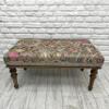 EASTERNRUGARTS Ottoman Bench with Rug Upholstered Handmade Wood Work for Boho Farmhouse Kitchen Dining Room Entryway Footstool Livingroom Bedroom, Piano Bench, Coffee Bench (Era-27, 18x18x59) view 2