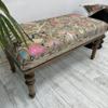 EASTERNRUGARTS Ottoman Bench with Rug Upholstered Handmade Wood Work for Boho Farmhouse Kitchen Dining Room Entryway Footstool Livingroom Bedroom, Piano Bench, Coffee Bench (Era-27, 18x18x36) view 4