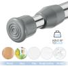 AIZESI Spring Tension Curtain Rod Short Tension Rod (Silver,27" to 37"-2Pcs) view 4