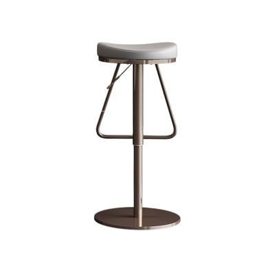 CHICKEN Bar Stool Bar Stool Light Luxury Bar Stool Household Swivel Chair Without Backrest Stainless Steel Liftable (56-82cm) Bar Chair Living Room Chairs (Color : C)