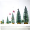 Beatifufu Artificial Mini Christmas Tree Mini Christmas Tree Table Top Portable Desktop Decor view 3