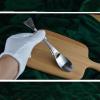 WAOCEO Cooking Spoons Elegant and Beautiful Mermaid Western Food Spoon Mixed Rice Spoon Eating Fried Rice Spoon 304 Stainless Steel Spoon Dessert Spoon Table Spoons (Color : B) view 2