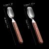 Cooking Spoons 304 stainless steel spoon household soup high value cute eating spoon Table Spoons (Color : A, Size : Small) view 2
