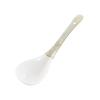 Cooking Spoons Large gold-plated bone china spoon ceramic soup spoon household long-handled Damascus spoon Table Spoons view 1