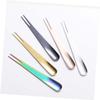 PRETYZOOM 3pcs Stainless Steel Dessert Forks Rose Gold Fruit Cake Fork for Home Restaurant Hotel Use for Appetizers Pastries and view 4